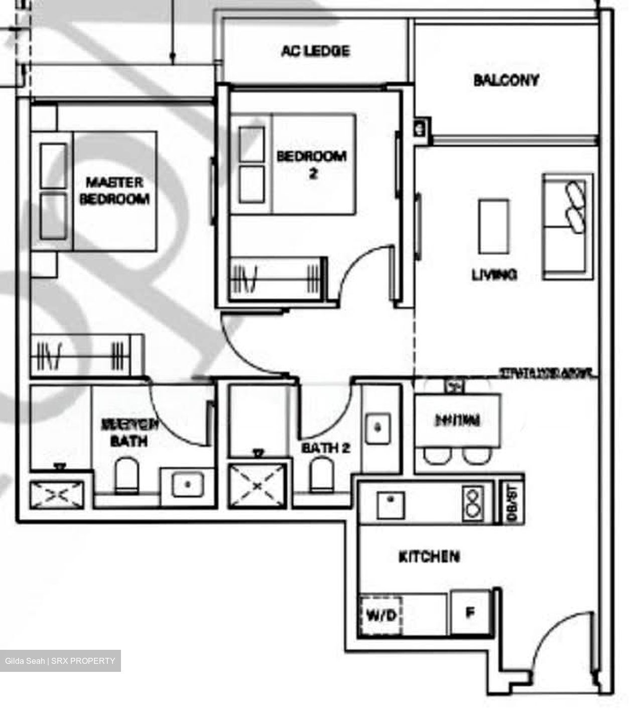 The Watergardens At Canberra (D27), Apartment #576497441